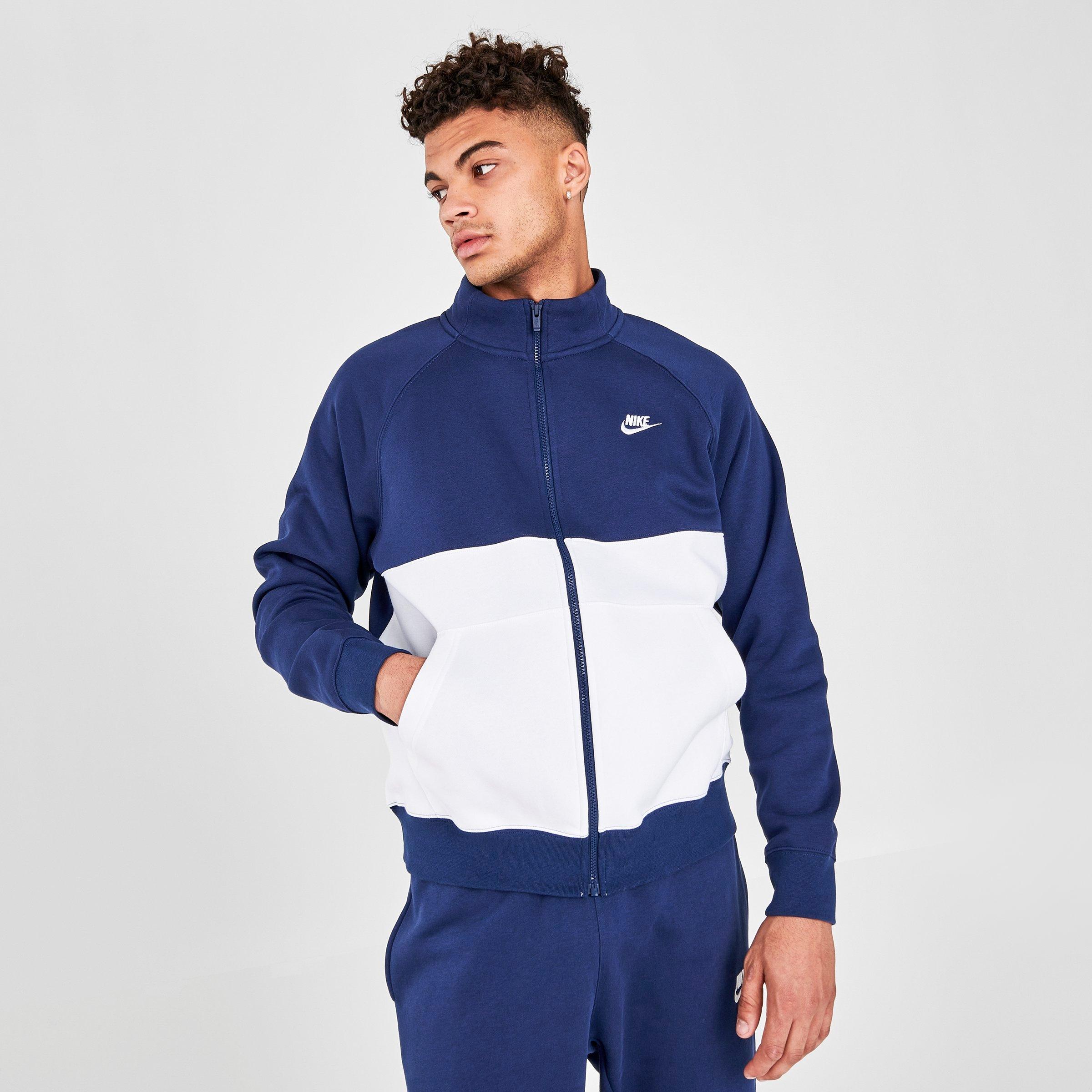 nike fleece jacket men's