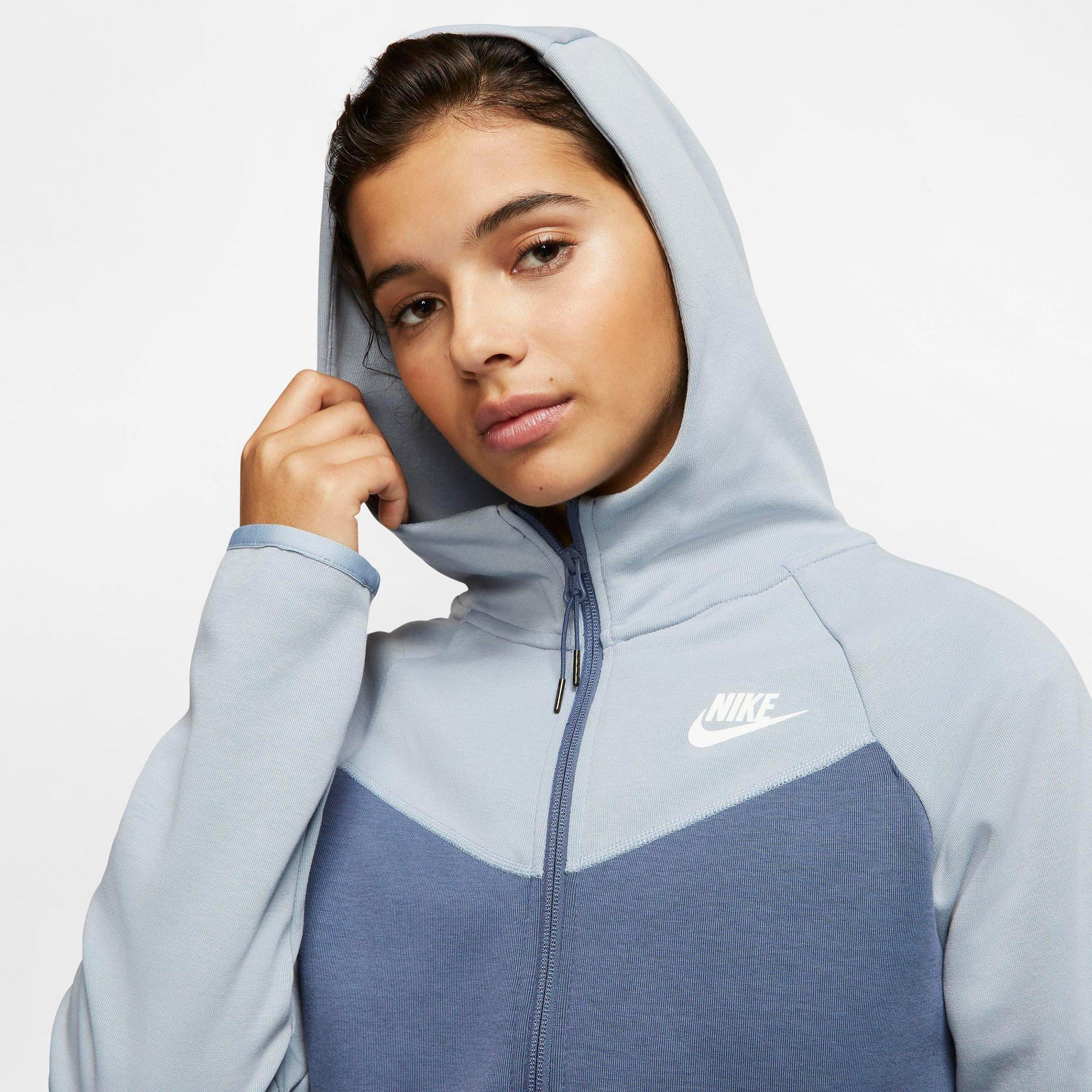 diffused blue hoodie