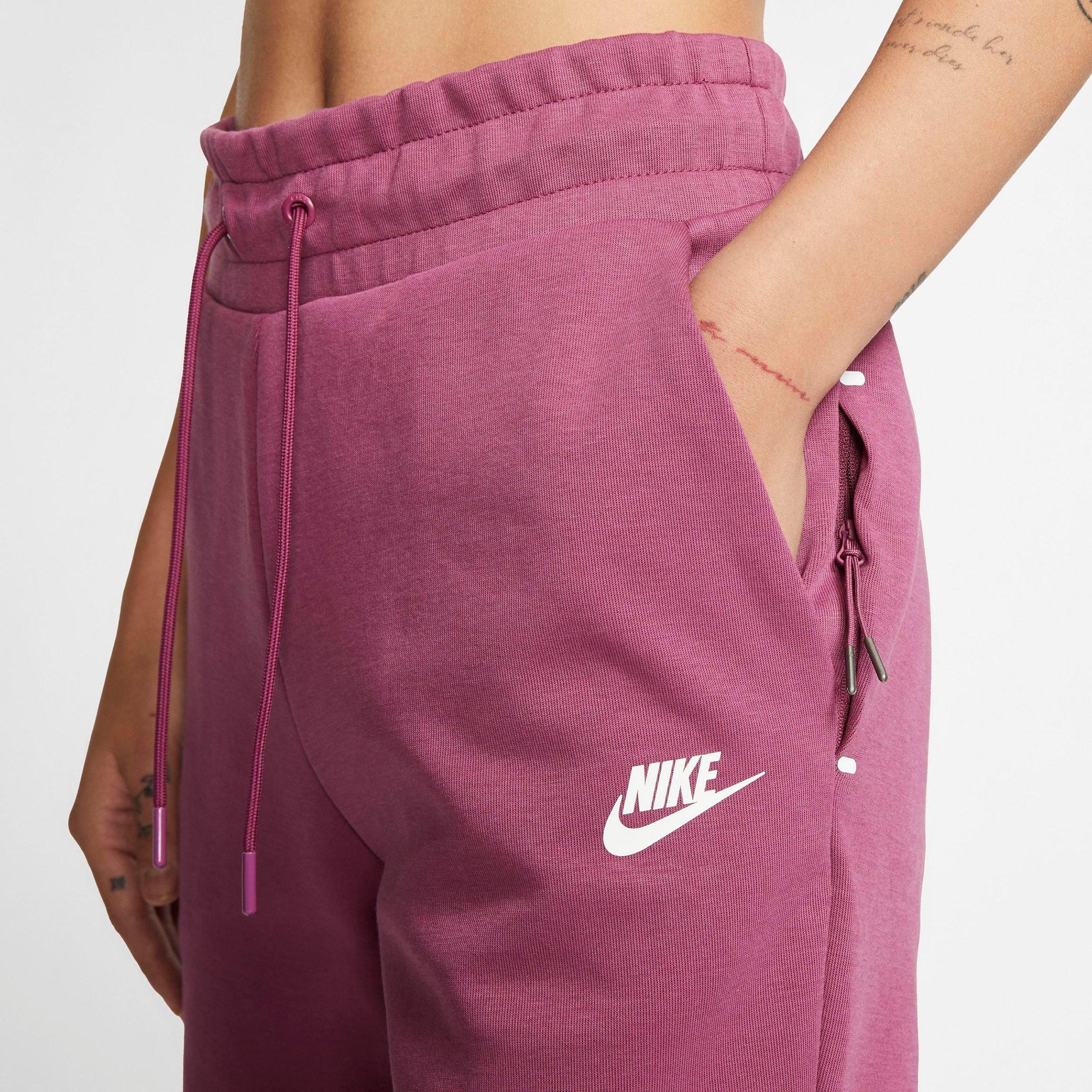 pink nike jogger shorts