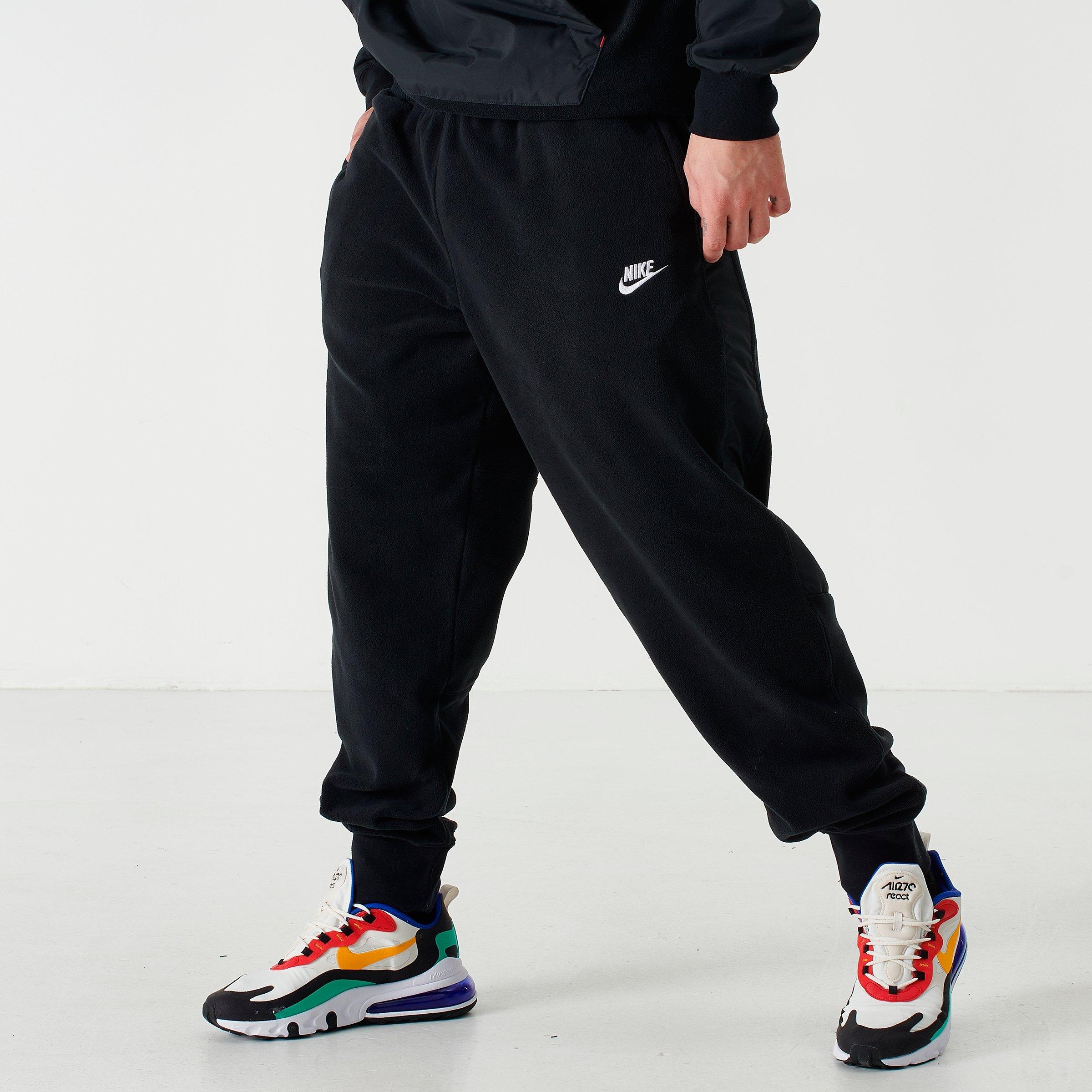 fleece jogger pants mens