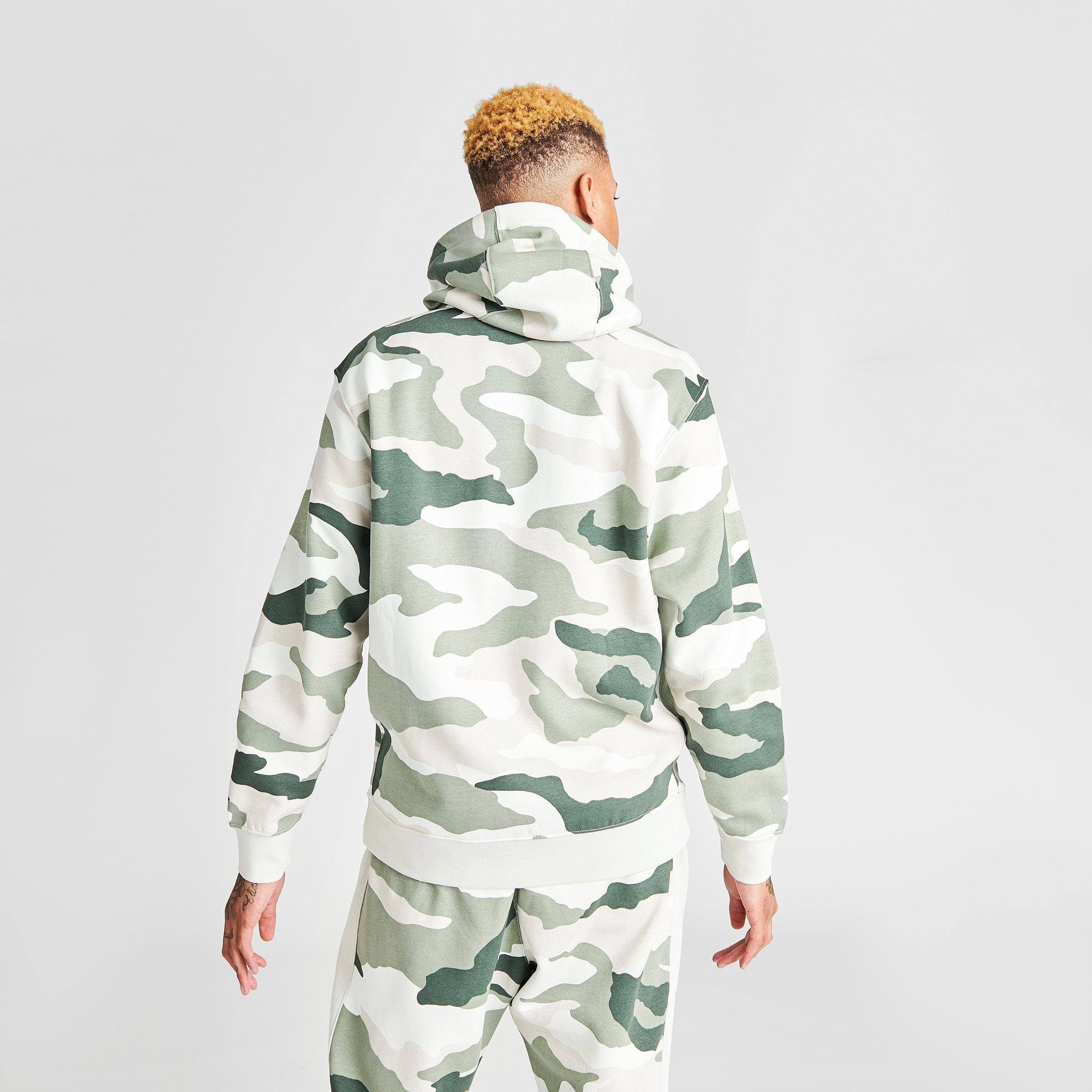 men's nike club camo fleece