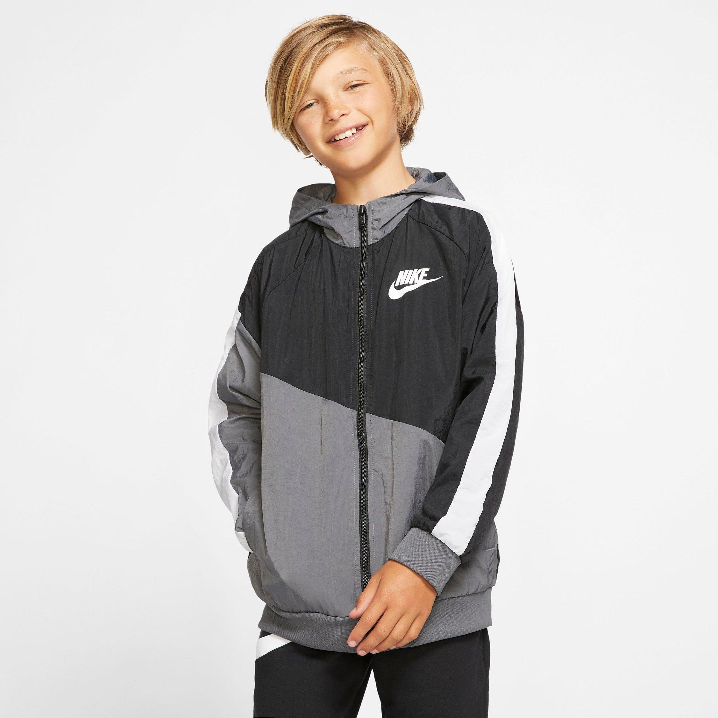 men's nike sportswear amplify heritage windrunner jacket