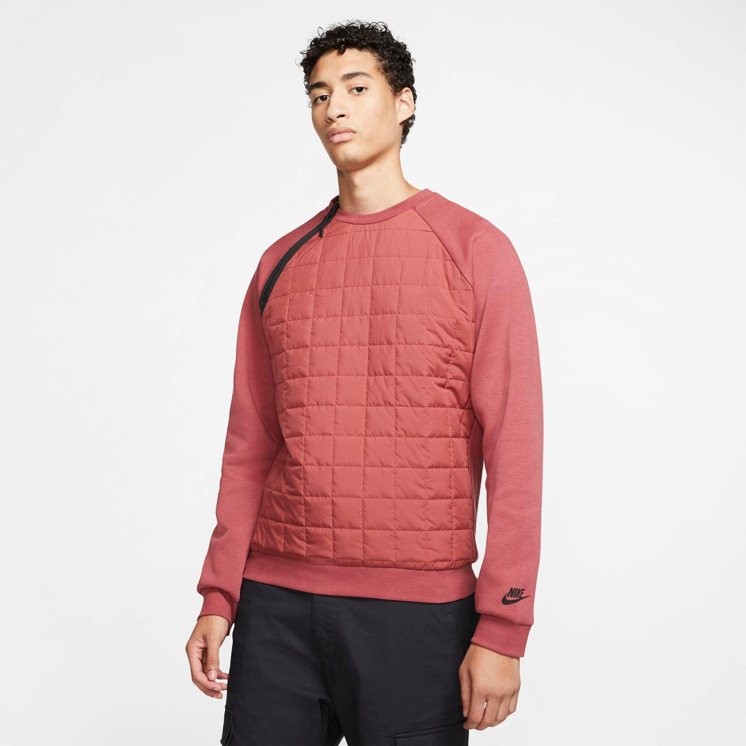 nike quilted sweatshirt