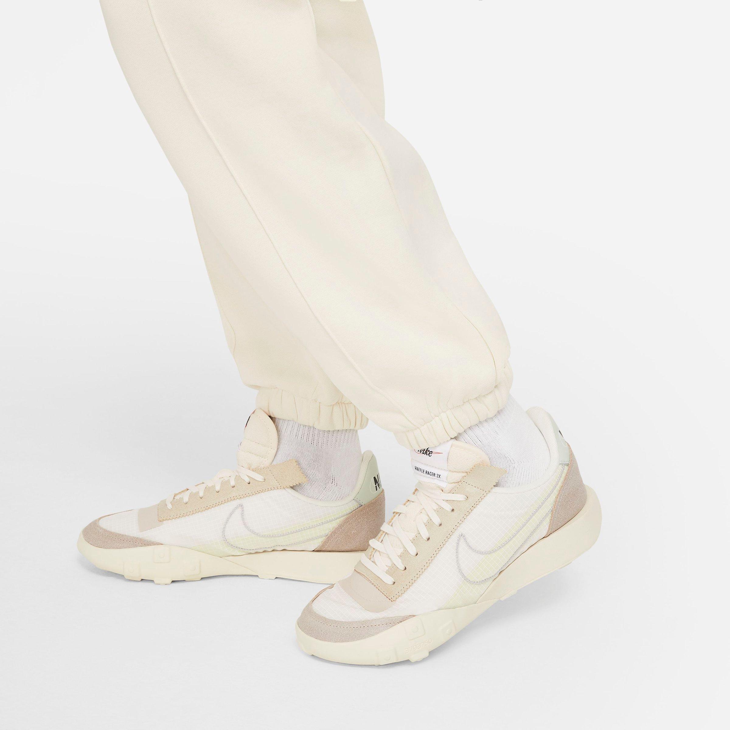 nike oatmeal fleece joggers