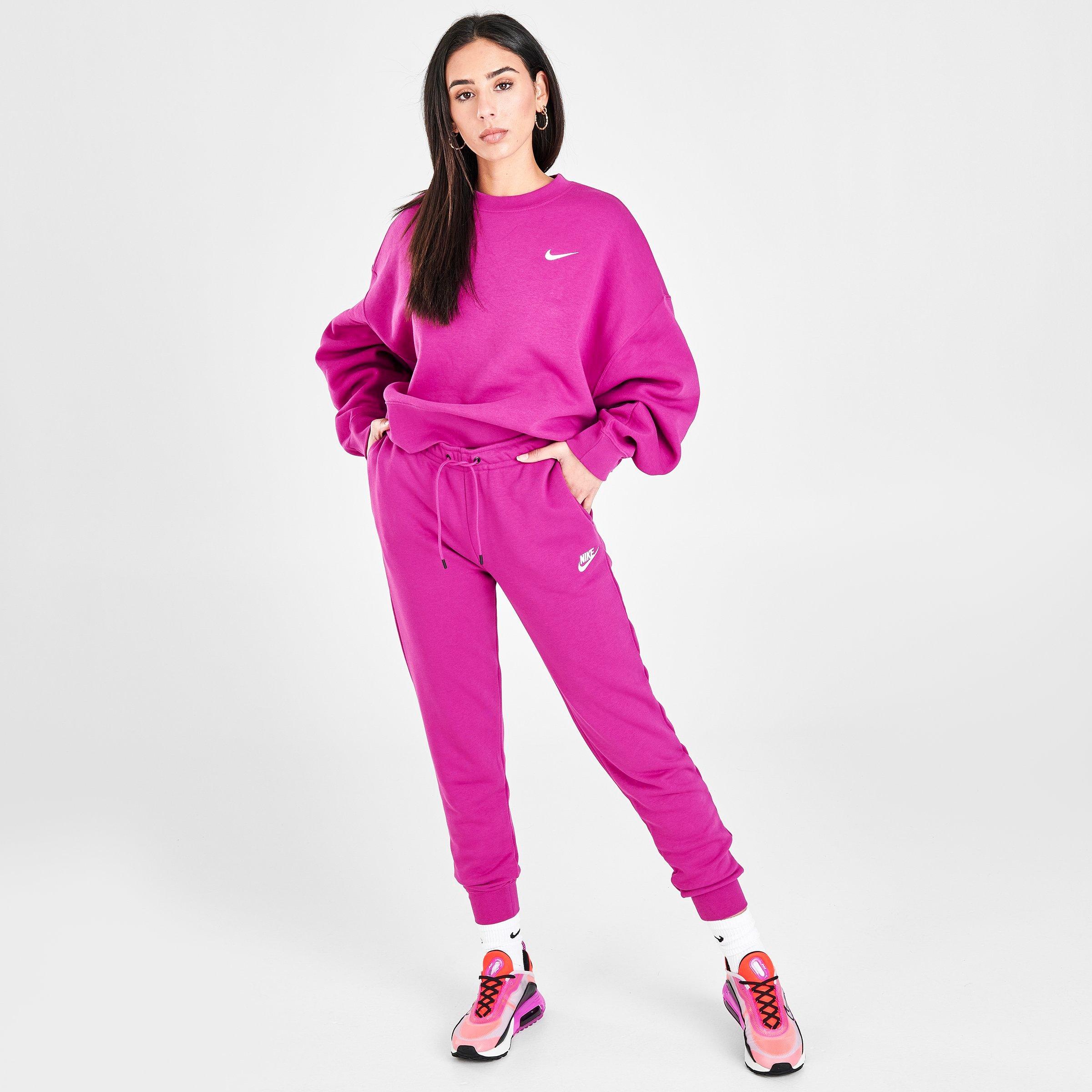 nike lilac essentials slim joggers