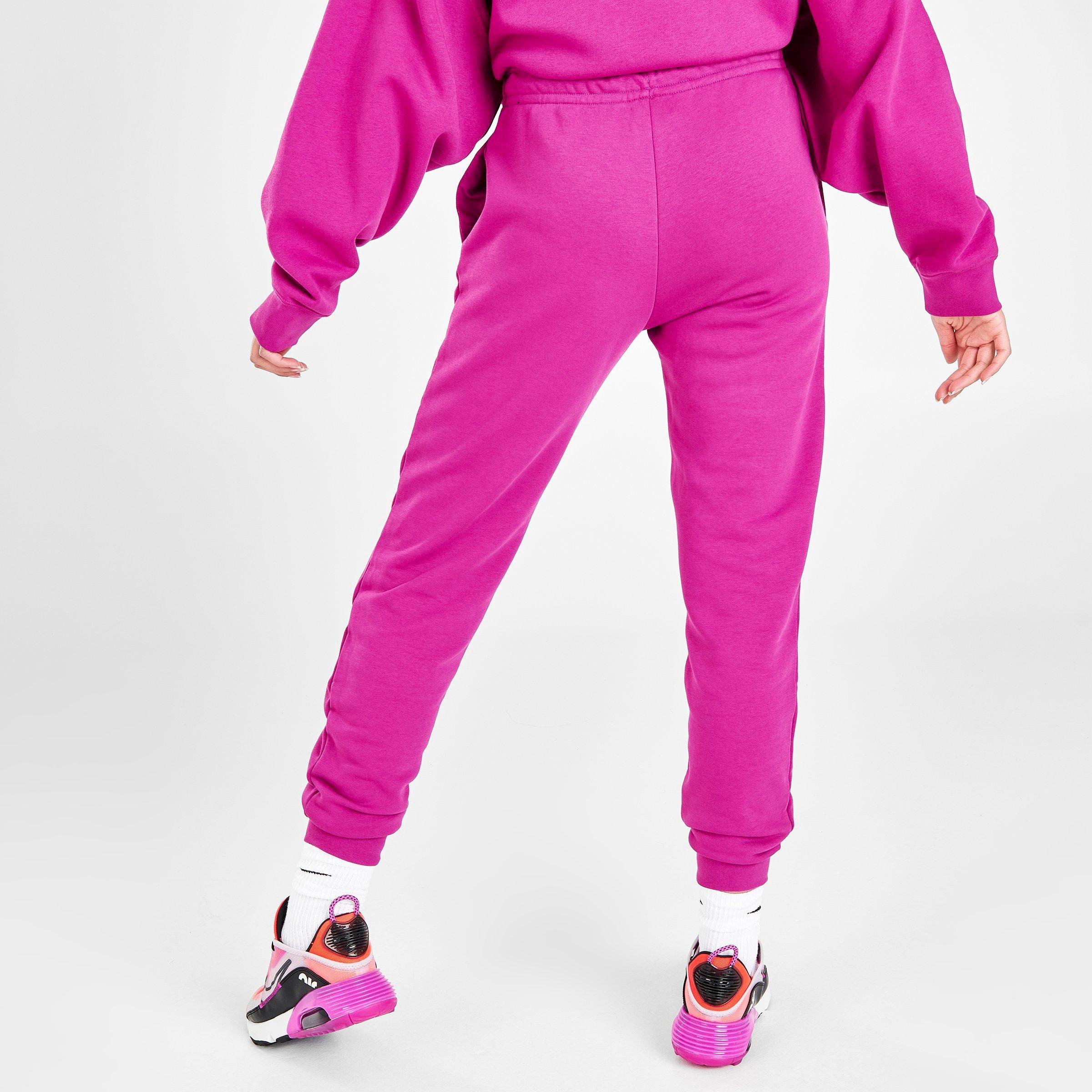 nike essential joggers pink