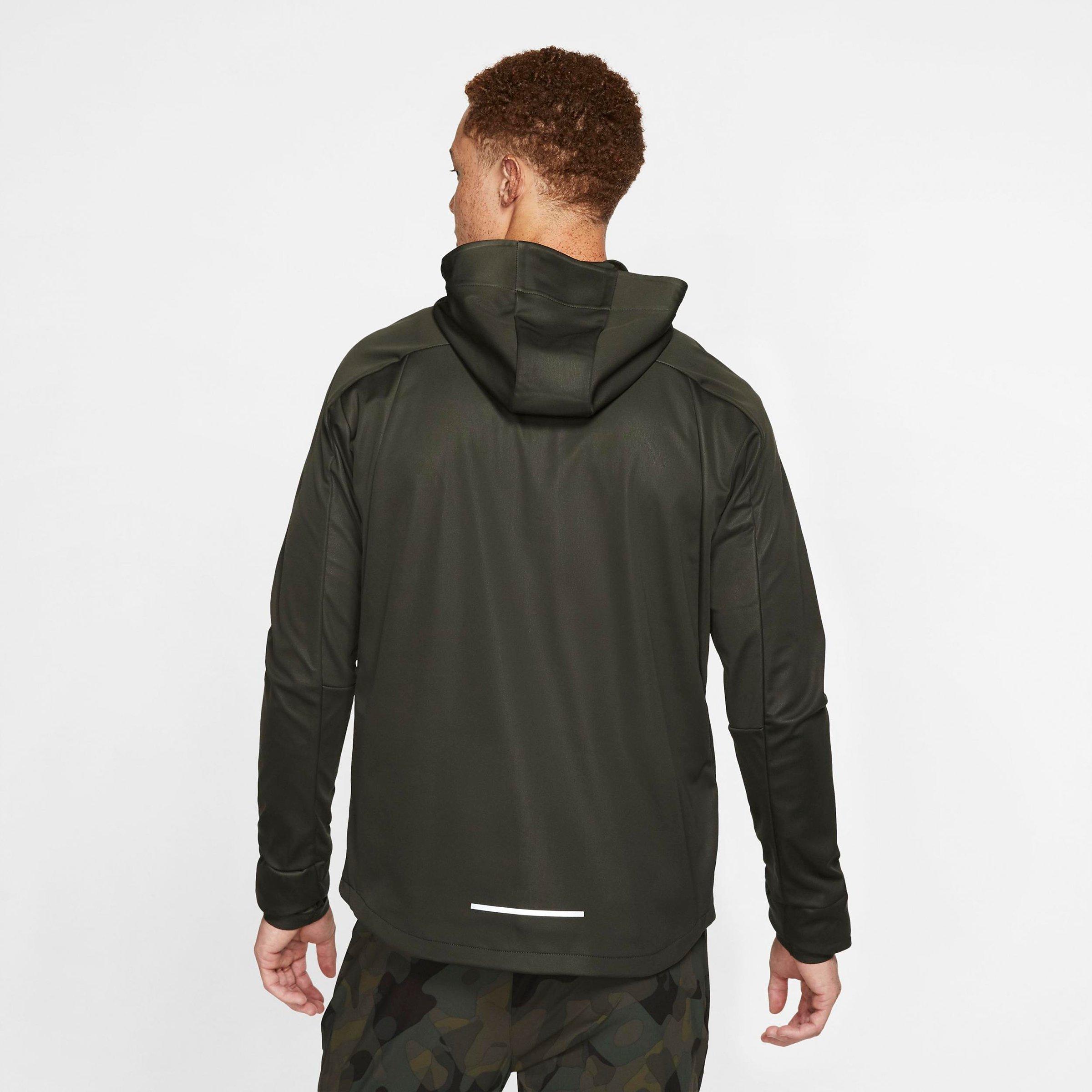 nike shield hooded running jacket