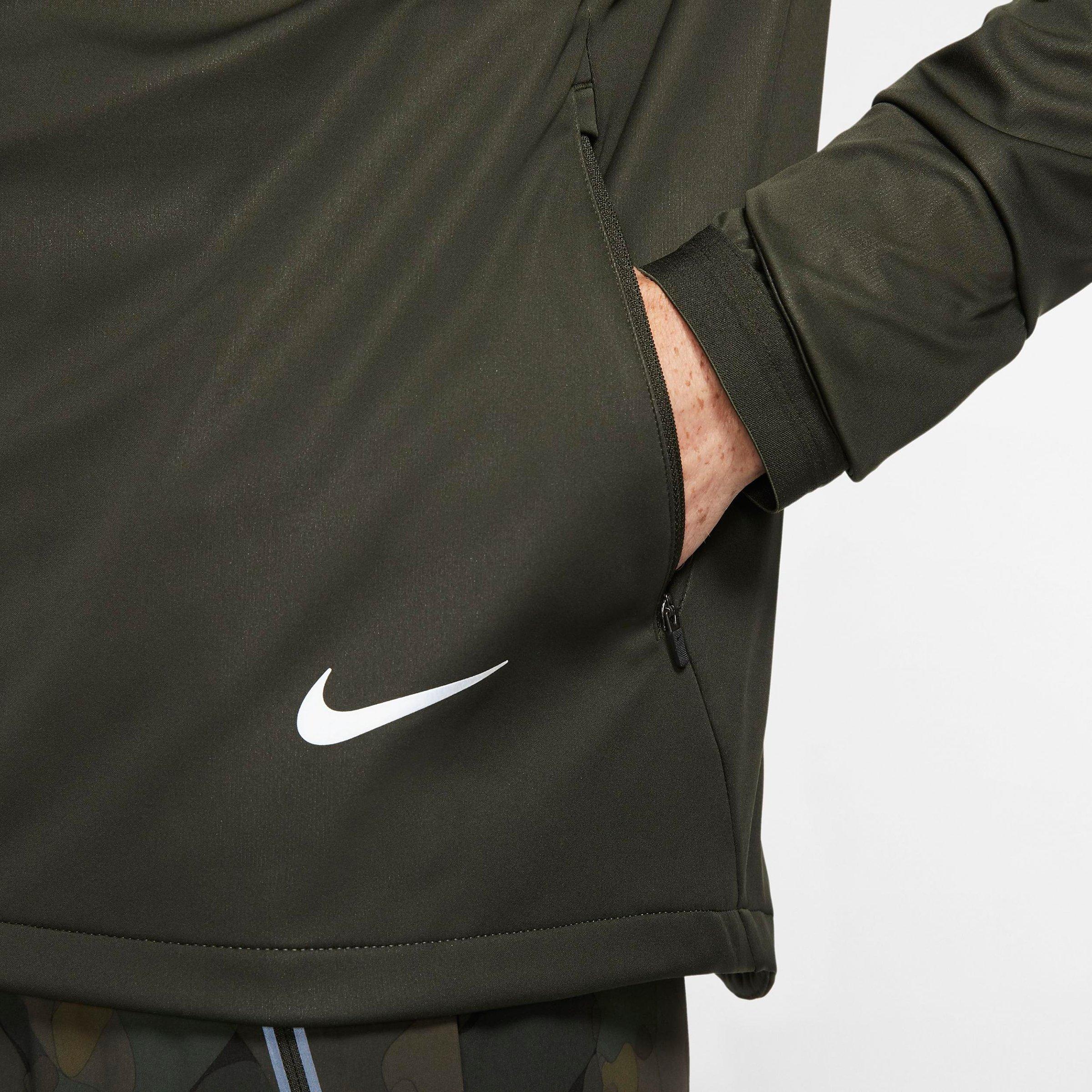 nike shield hooded running jacket