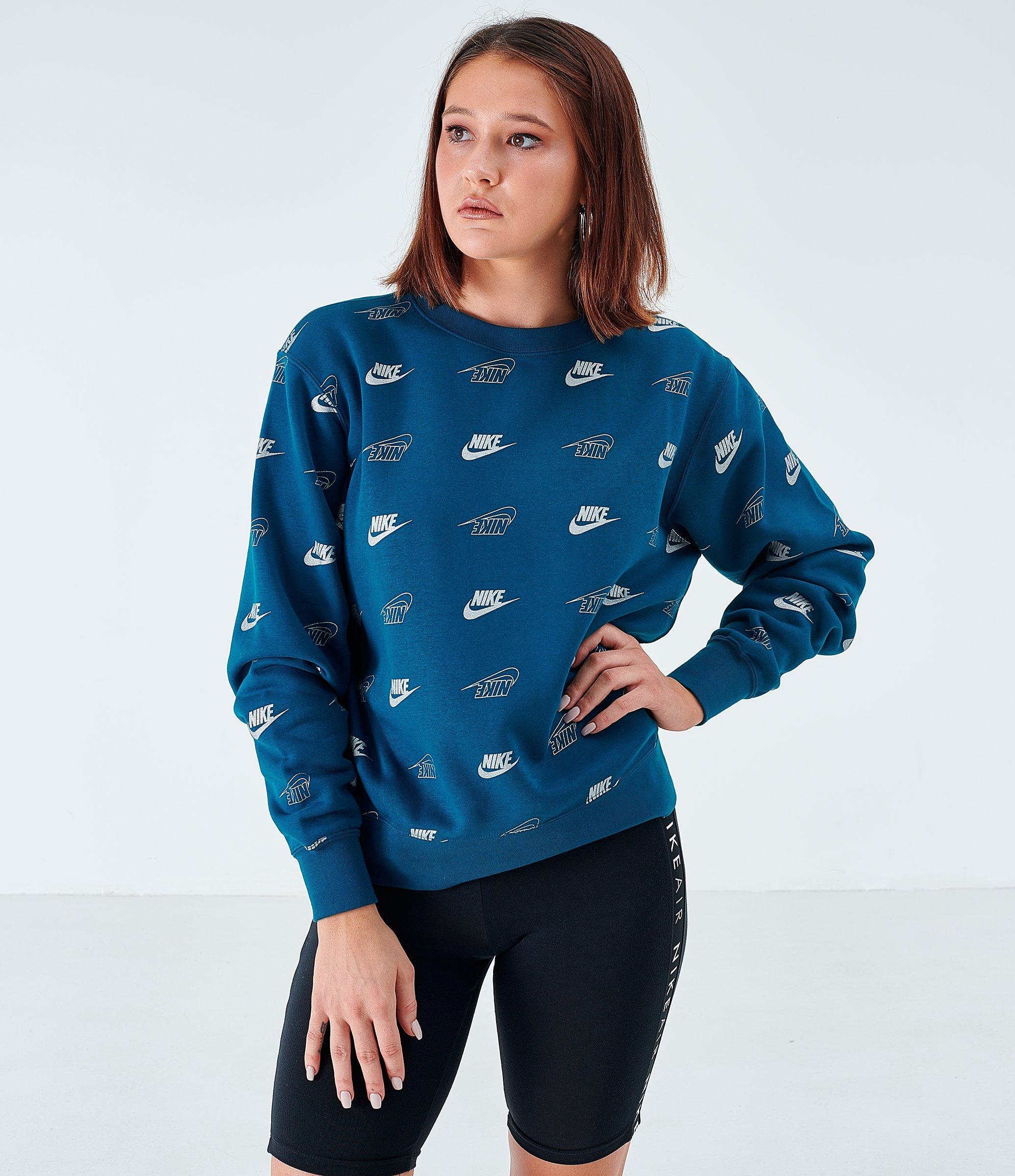 nike print sweatshirt