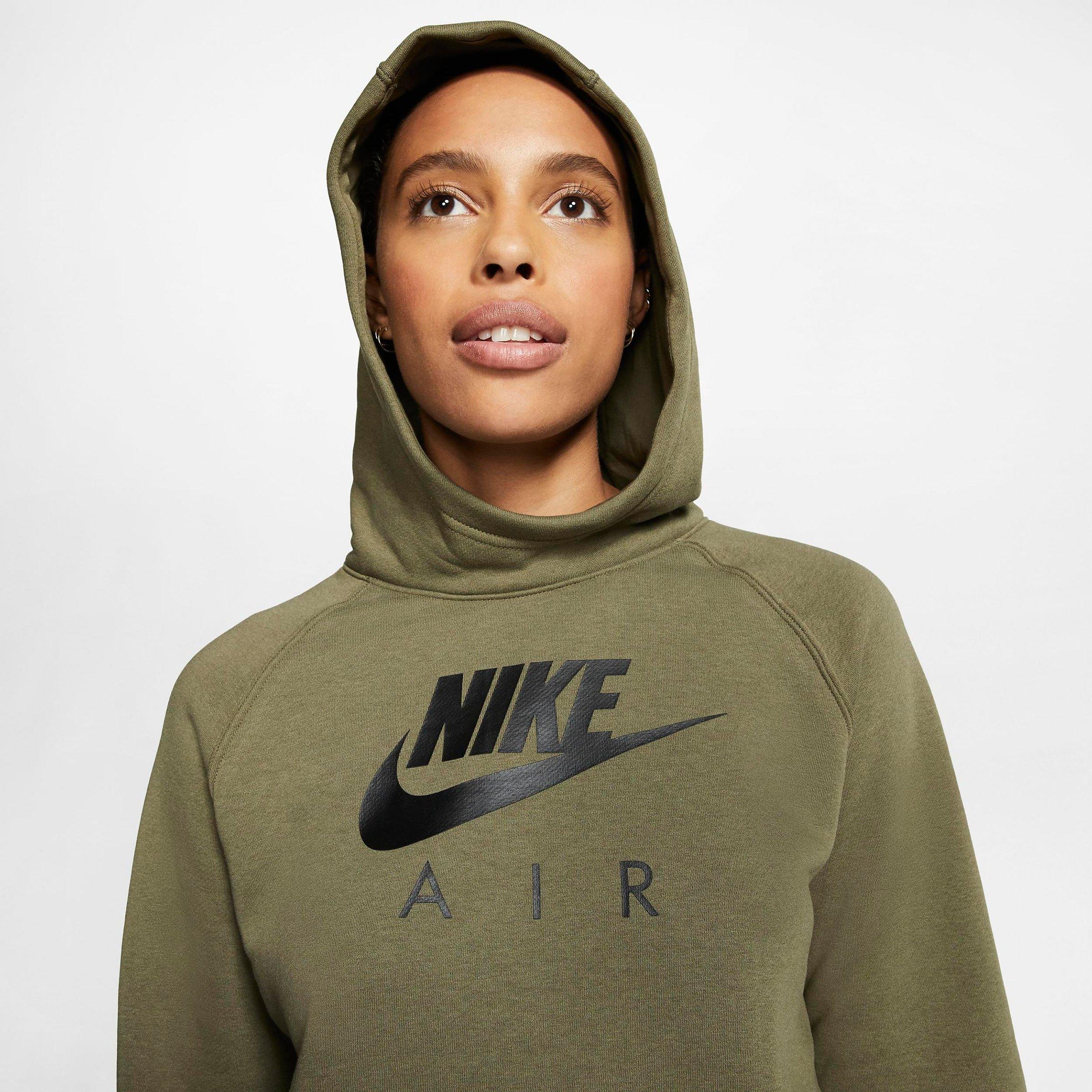 women's olive nike hoodie