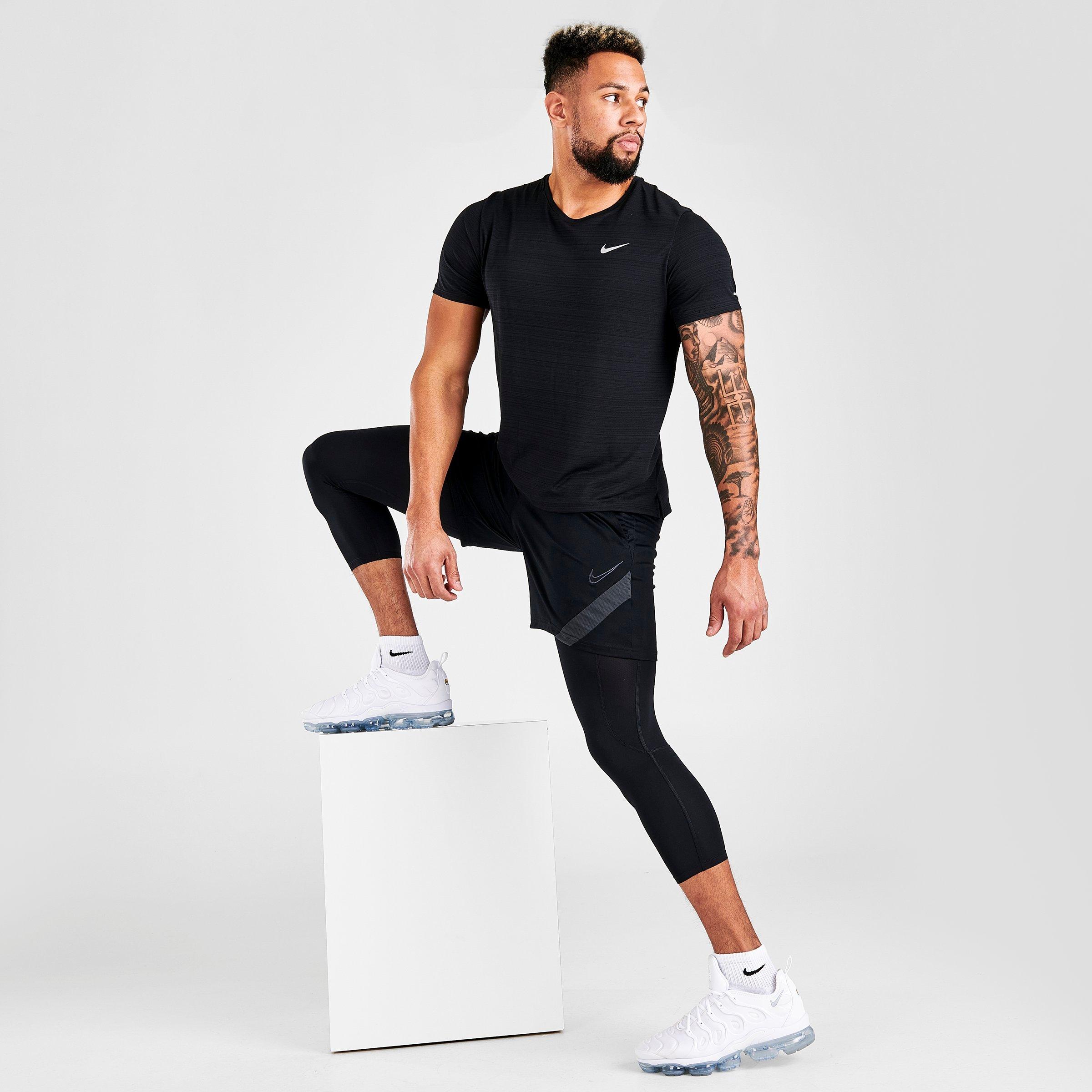 nike pro three quarter leggings