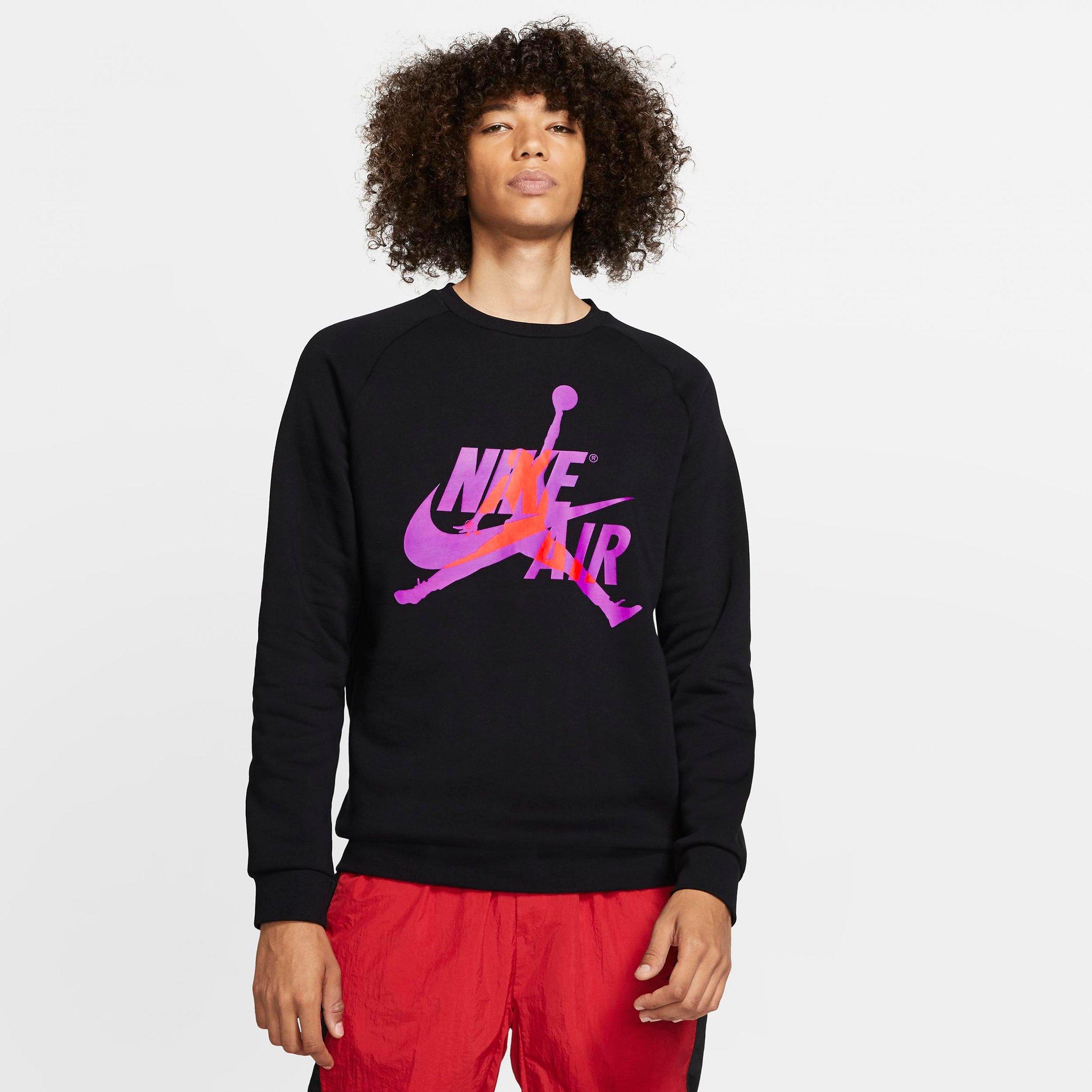 mens jordan crew neck sweatshirts