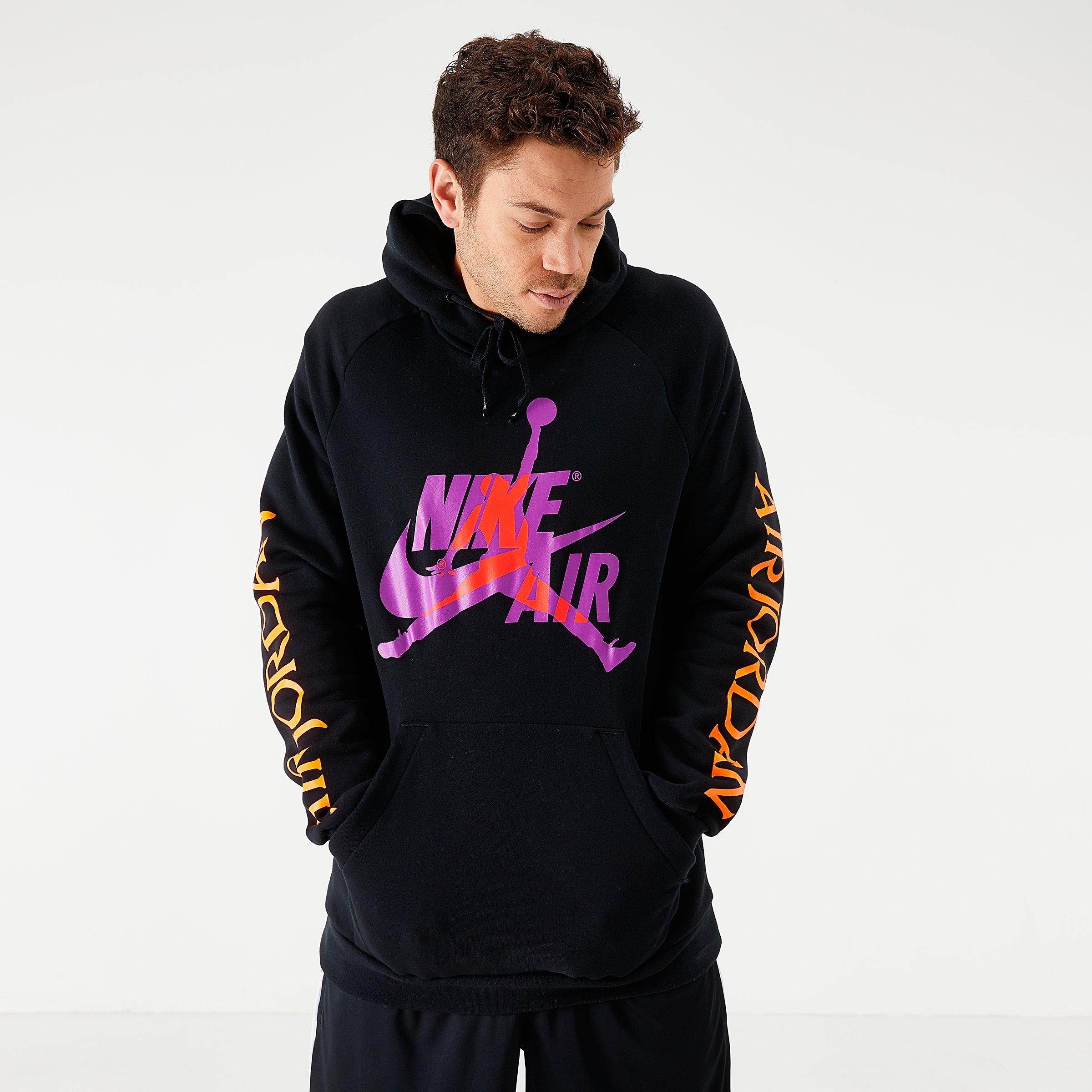 mens black jordan hoodie