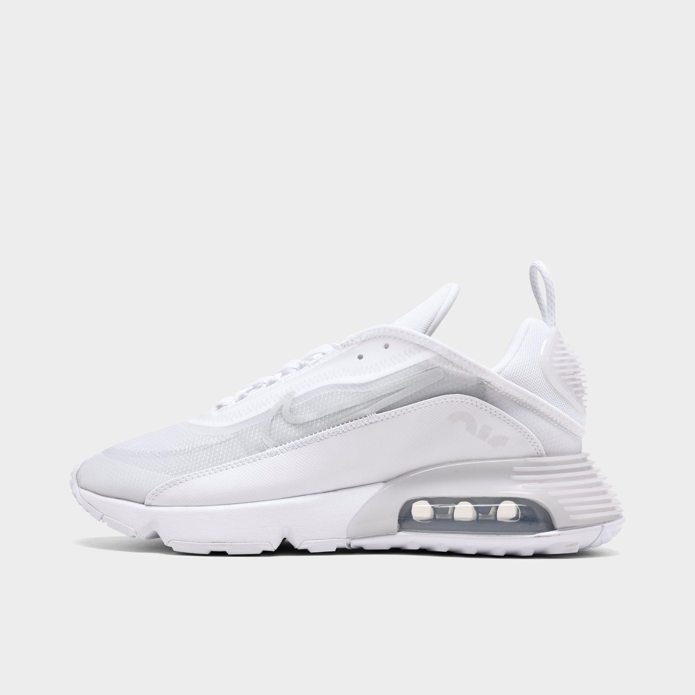 all white nike air maxes