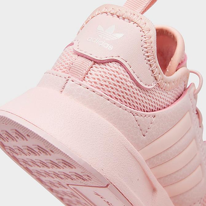 Front view of Girls' Toddler adidas Originals X_PLR Casual Shoes in Icey Pink/Icey Pink/Icey Pink Click to zoom