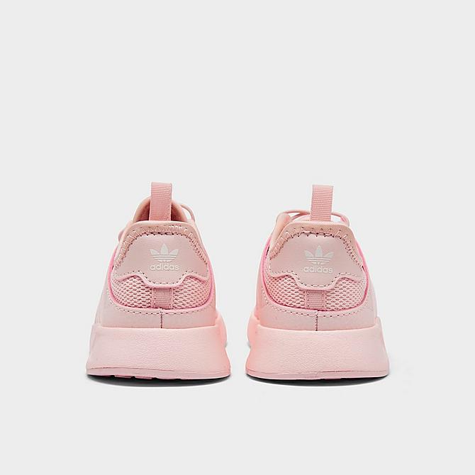 Left view of Girls' Toddler adidas Originals X_PLR Casual Shoes in Icey Pink/Icey Pink/Icey Pink Click to zoom