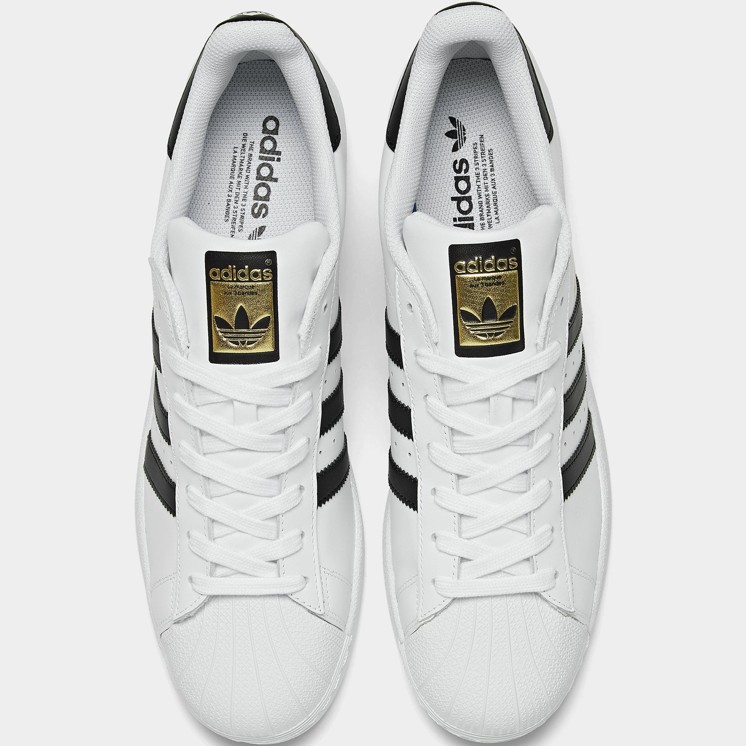 men's white and gold adidas shoes