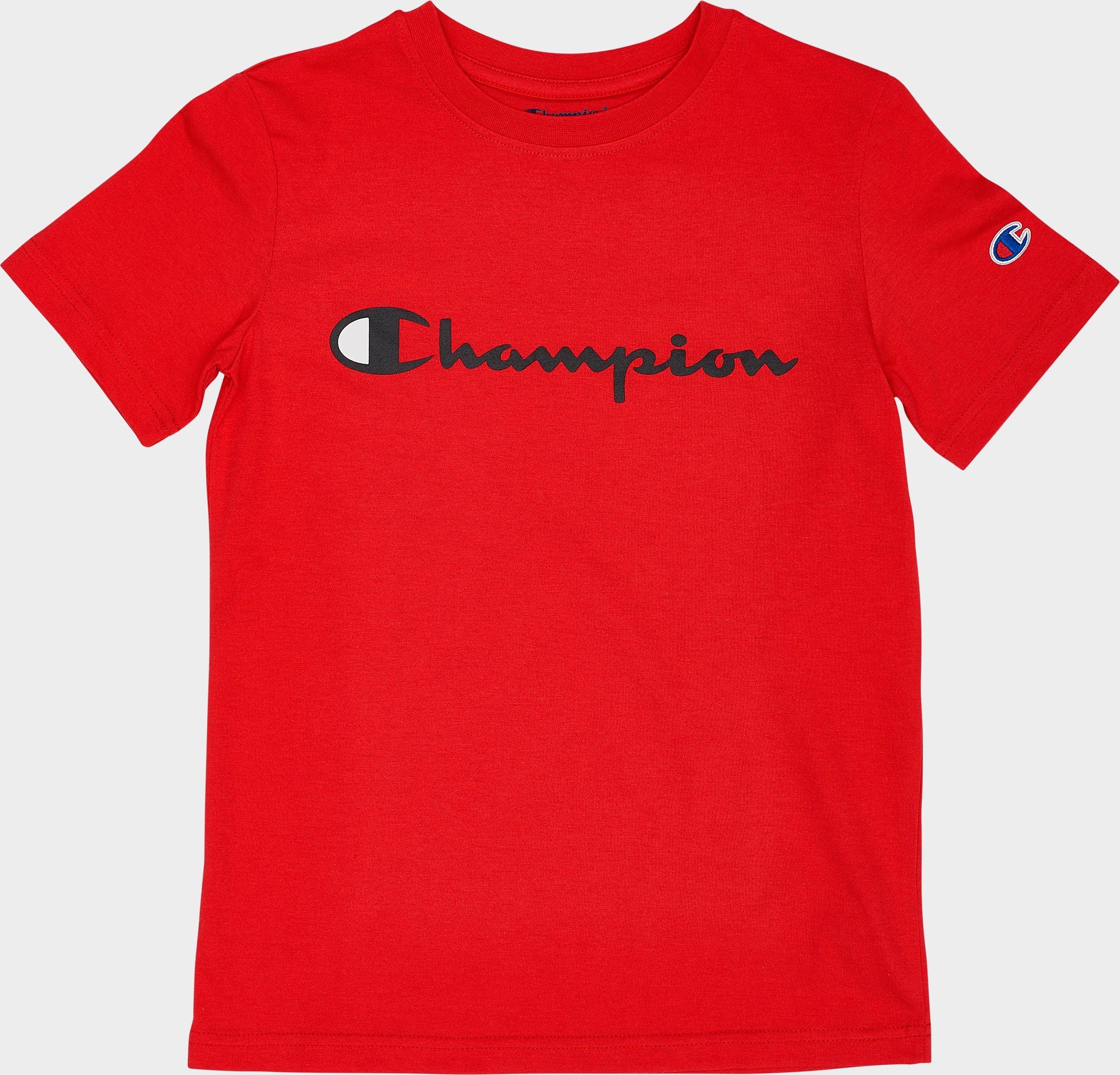 champion t shirt red