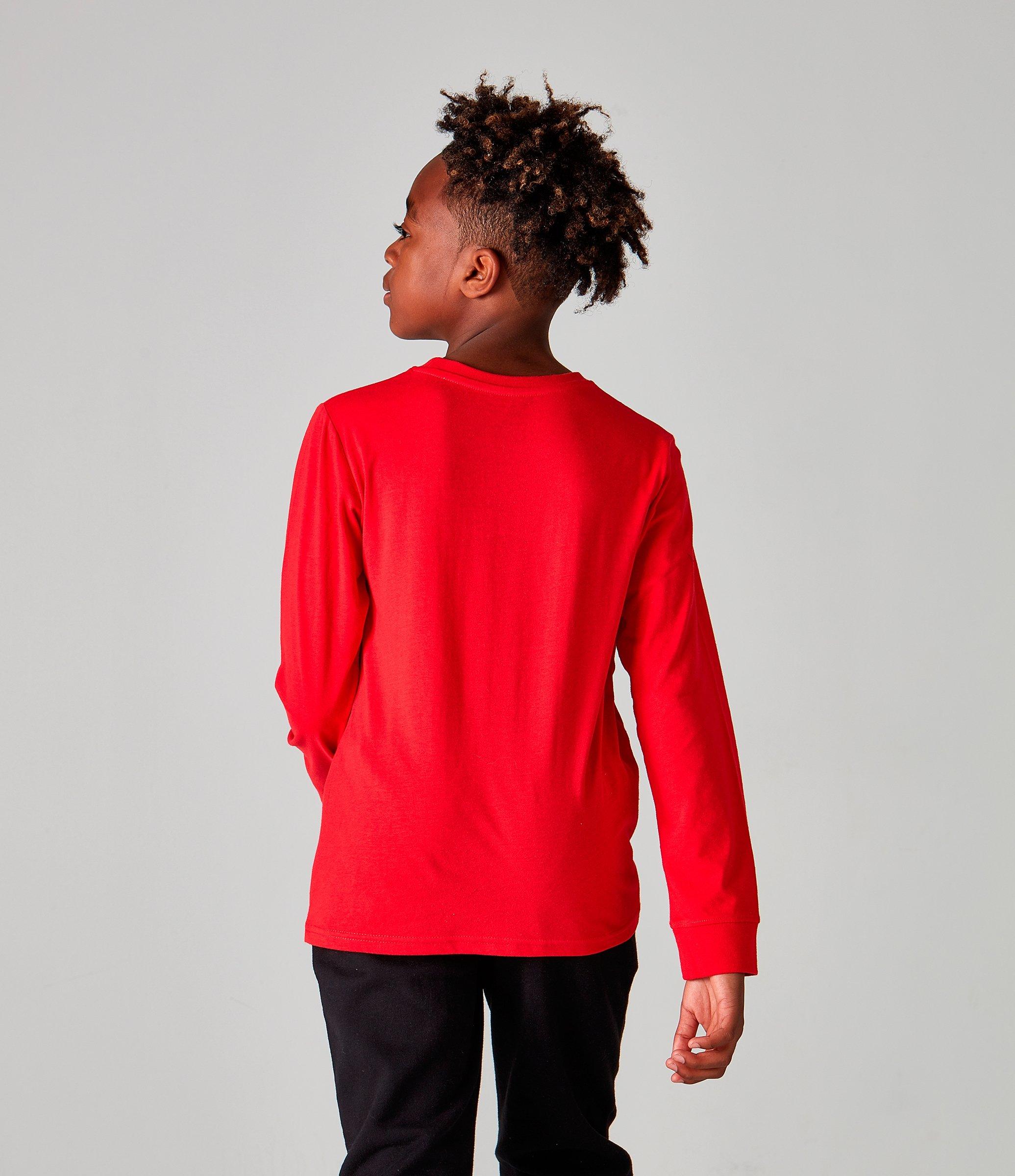 long sleeve red champion shirt