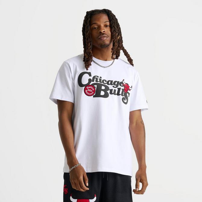 [angle] view of Men's Pro Standard Chicago Bulls NBA Souvenir T-Shirt in White Click to zoom