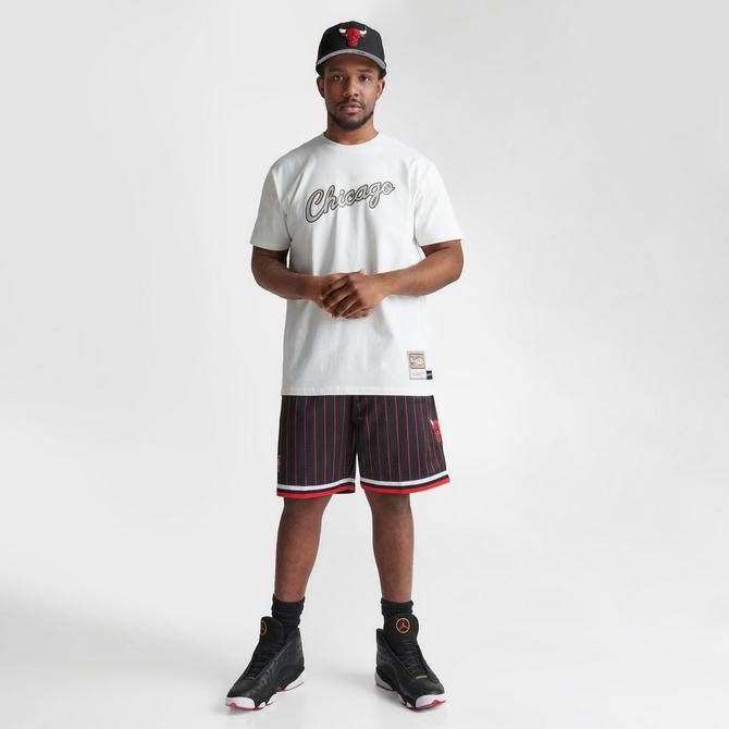 Nike Men's Chicago Bulls 2023 Logo Short Sleeve Tee, Cream, Size: Large, Cotton