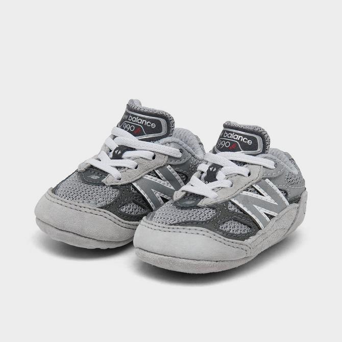 Gray new balance toddler shoes best sale