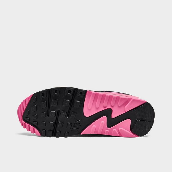 Air max 90 black on sale pink