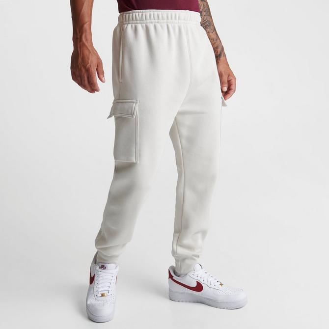 Nike, Sportswear Club Fleece Men's Cargo Pants, Closed Hem Fleece Jogging  Bottoms