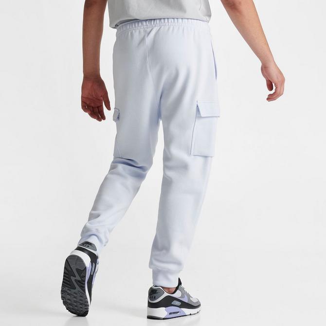 Nike Men's Sportswear Pants Joggers NWT Polyester GRAY WHITE 927998 061 XL