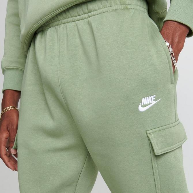 Nike Mens M Sweatpants Fleece Lined 80% Cotton Thick Pull On Stretch Waist
