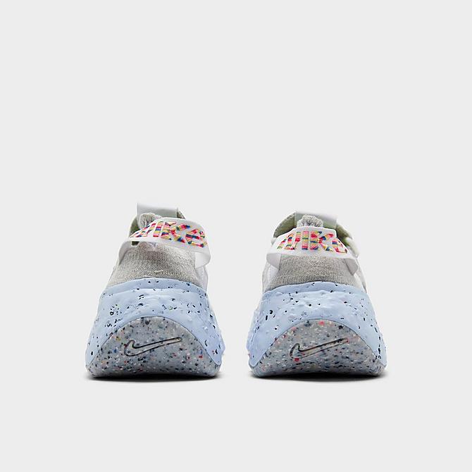 Left view of Women's Nike Space Hippie 04 Casual Shoes in Summit White/Multi-Color/Photon Dust Click to zoom