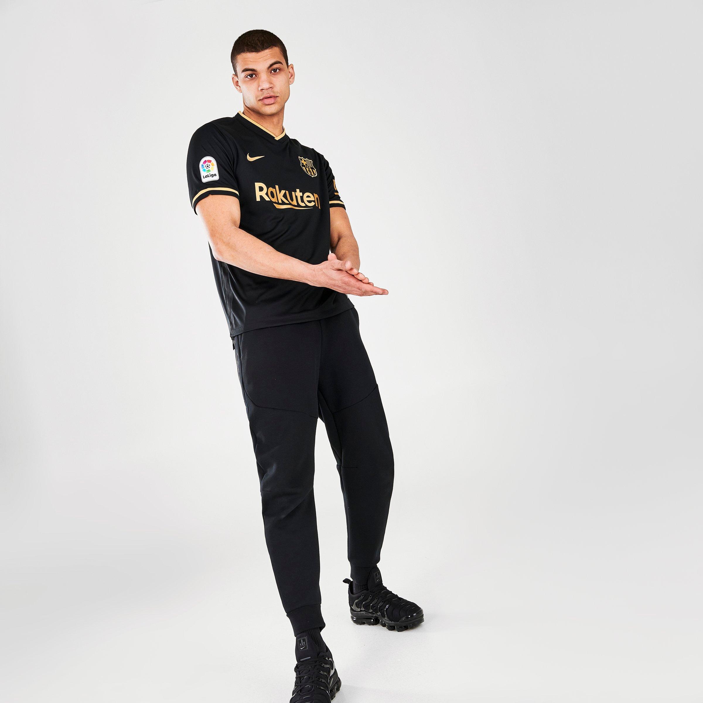 black and gold nike soccer jersey