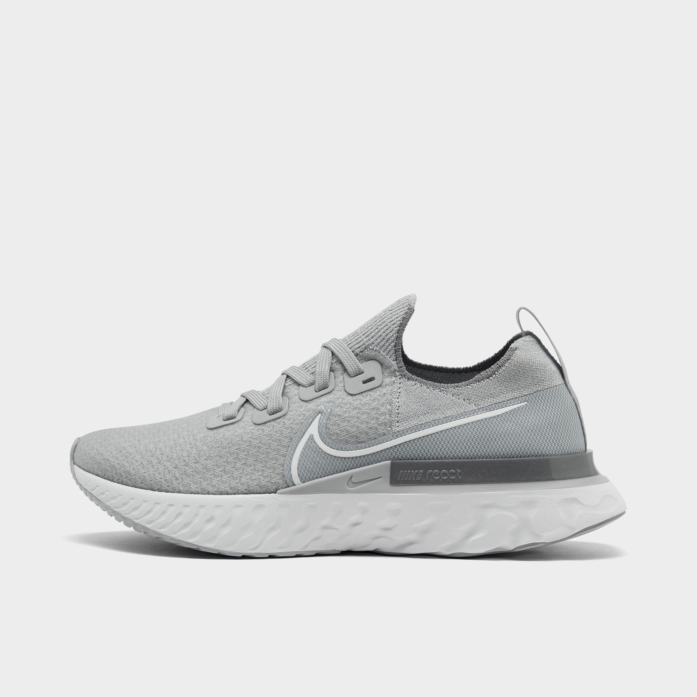 nike react infinity run flyknit wolf grey