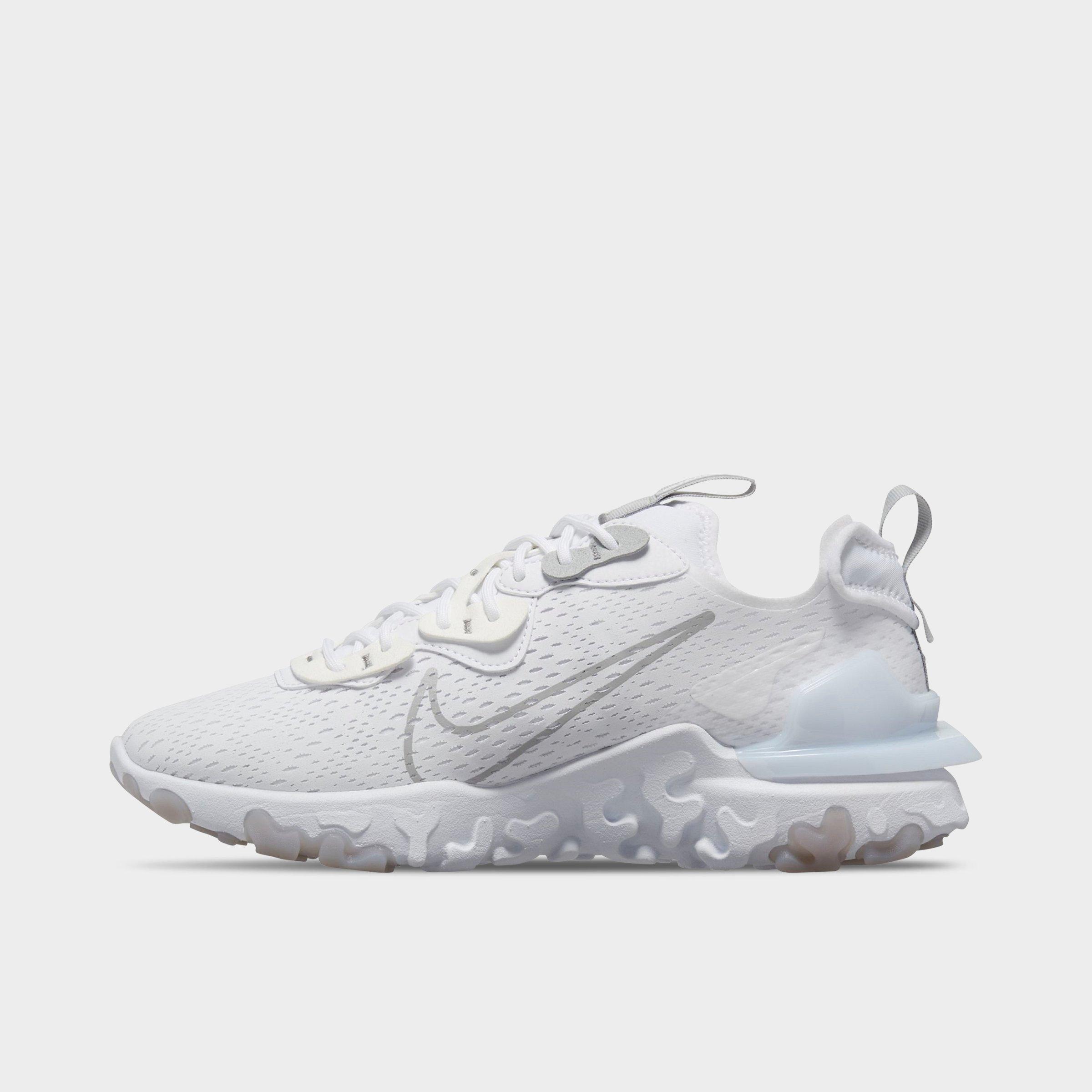 white nike react mens