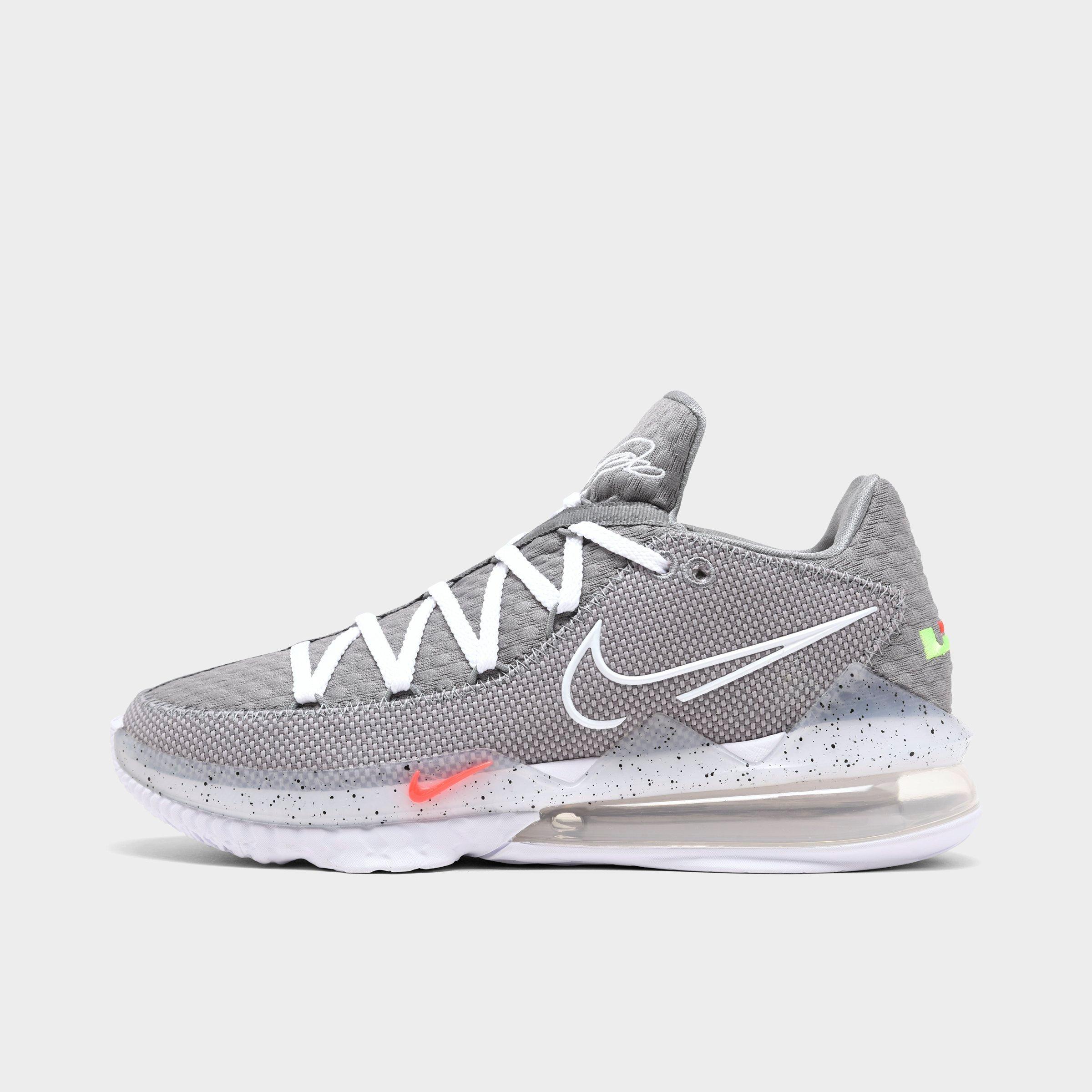 grey lebron shoes