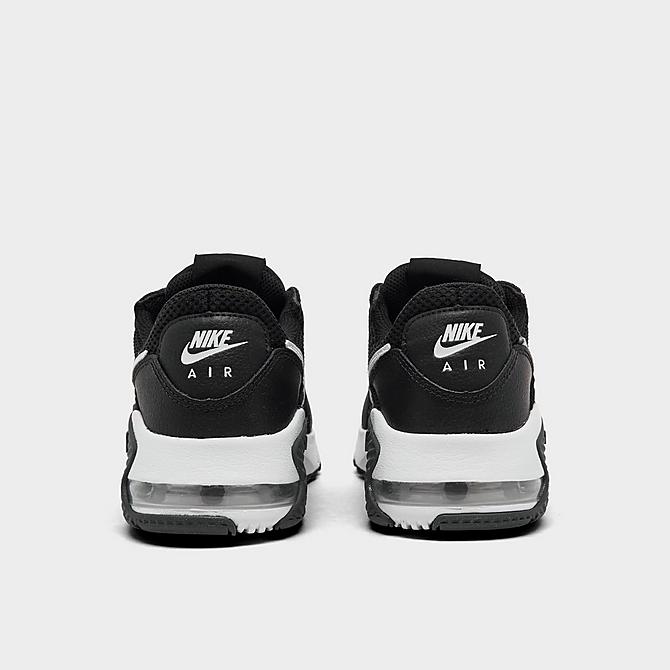 Left view of Women's Nike Air Max Excee Casual Shoes in Black/Dark Grey/White Click to zoom