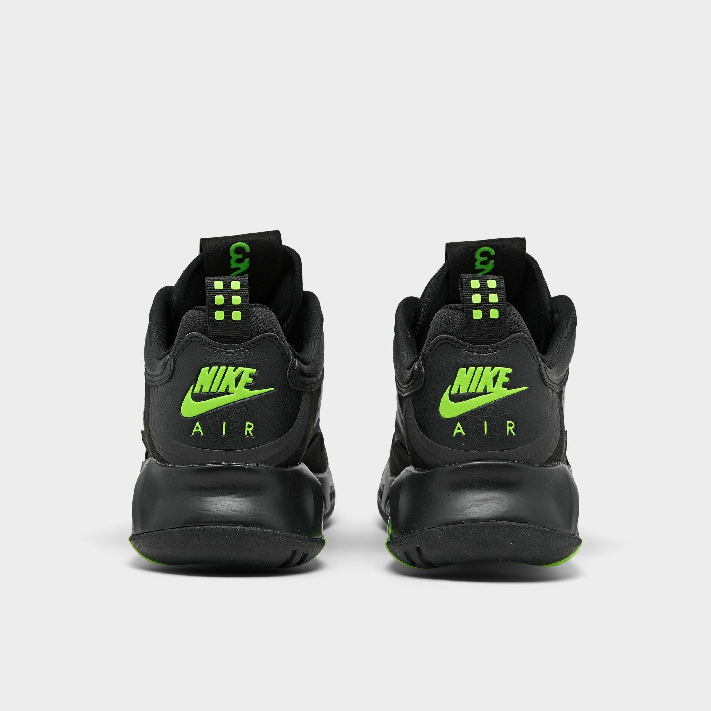 jordan air max 200 black electric green