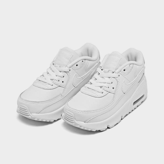 Nike, Air Max metallic leather sneakers silver