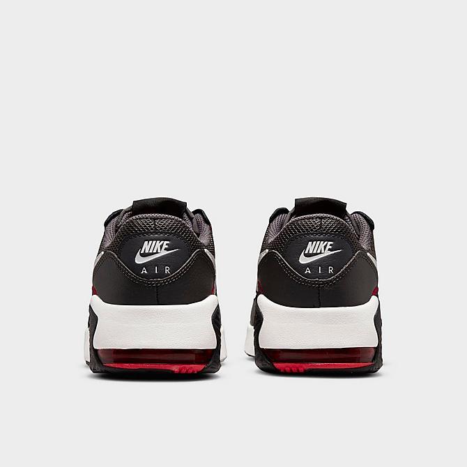 Left view of Boys' Big Kids' Nike Air Max Excee Casual Shoes in Medium Ash/Platinum Tint/Sired Red/Black Click to zoom