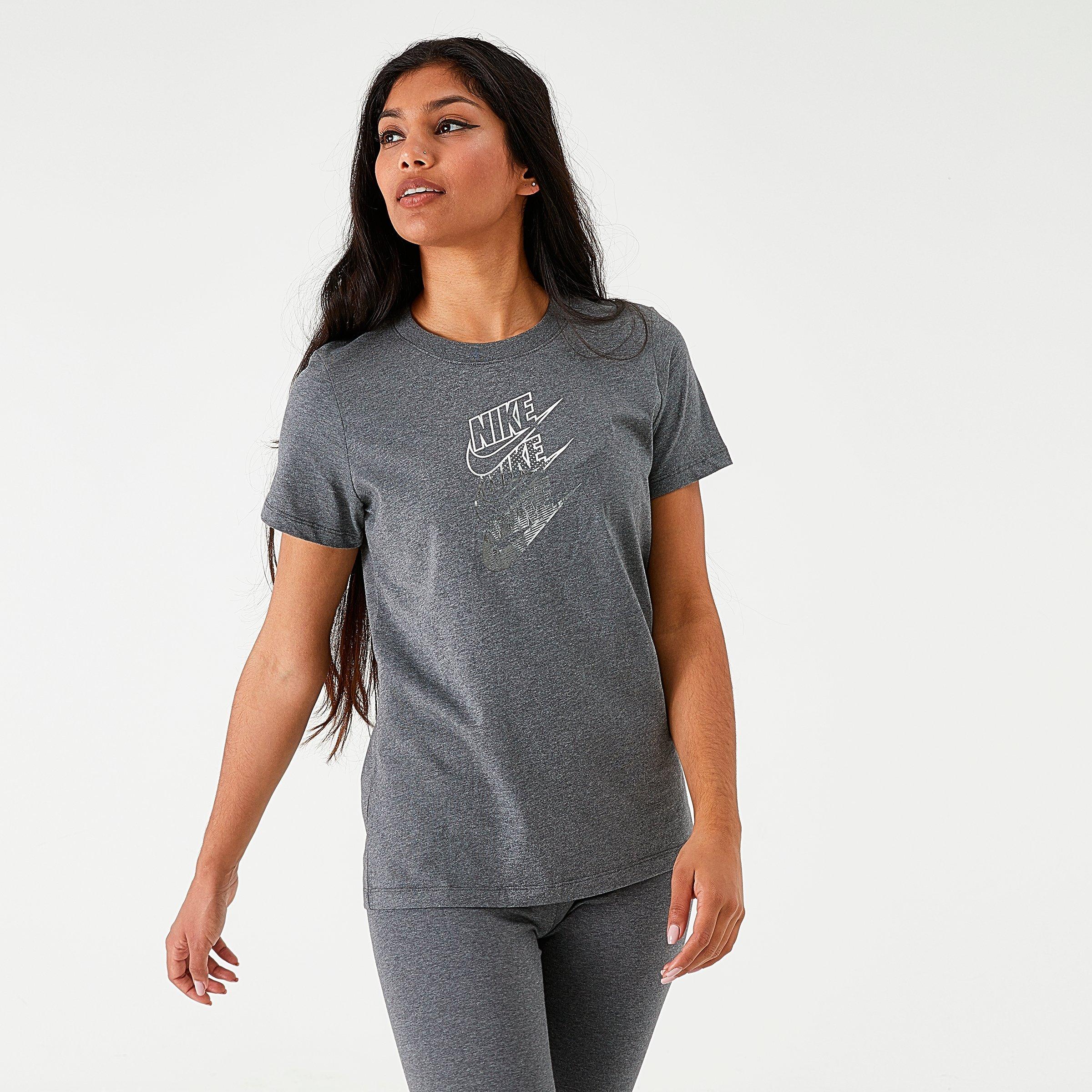 womens nike metallic shirt