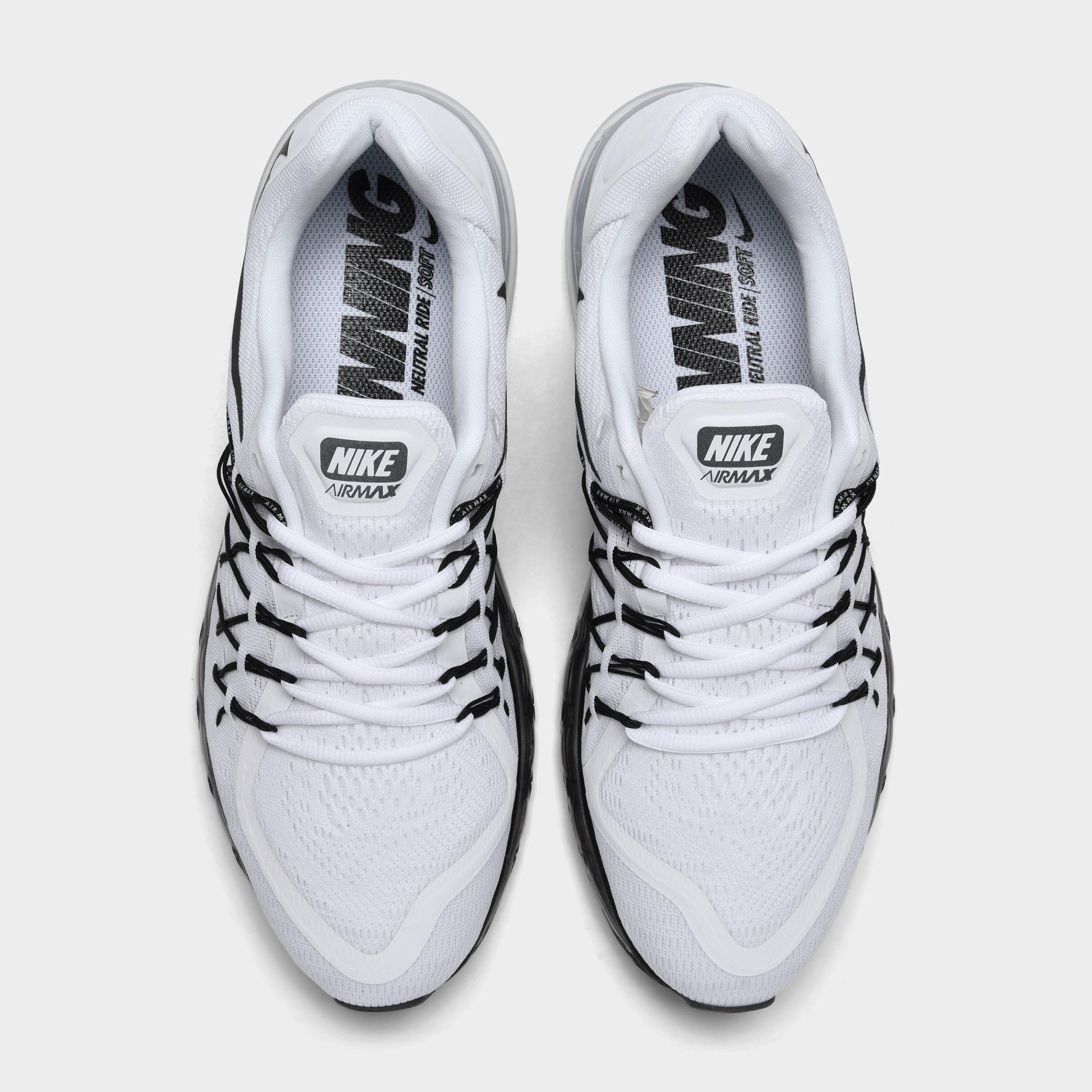 nike air max white running shoes