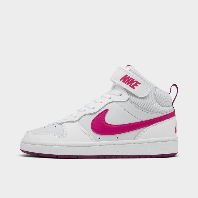 Girls Big Kids Nike Court Borough Mid 2 Casual Shoes Finish Line