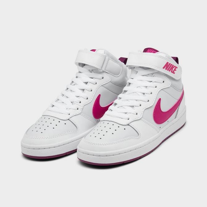Girls Big Kids Nike Court Borough Mid 2 Casual Shoes Finish Line