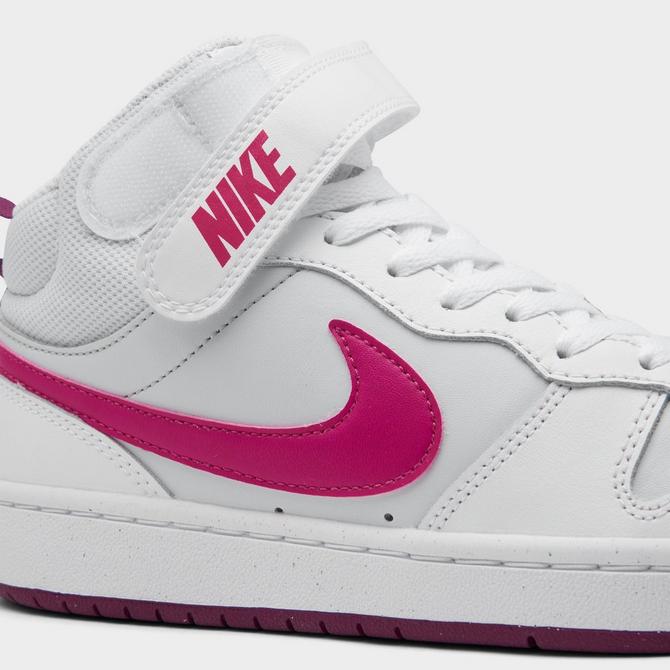 Girls Big Kids Nike Court Borough Mid 2 Casual Shoes Finish Line
