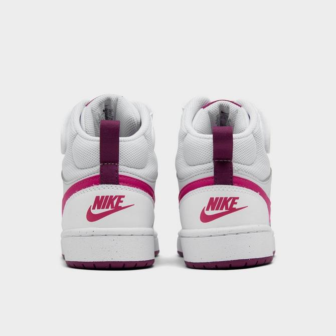 Girls Big Kids Nike Court Borough Mid 2 Casual Shoes Finish Line
