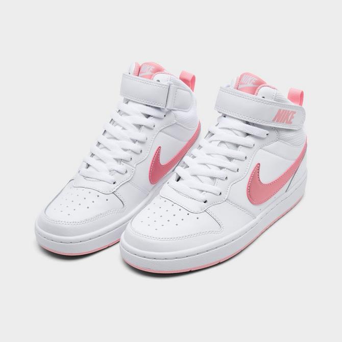 Girls Big Kids Nike Court Borough Mid 2 Casual Shoes Finish Line