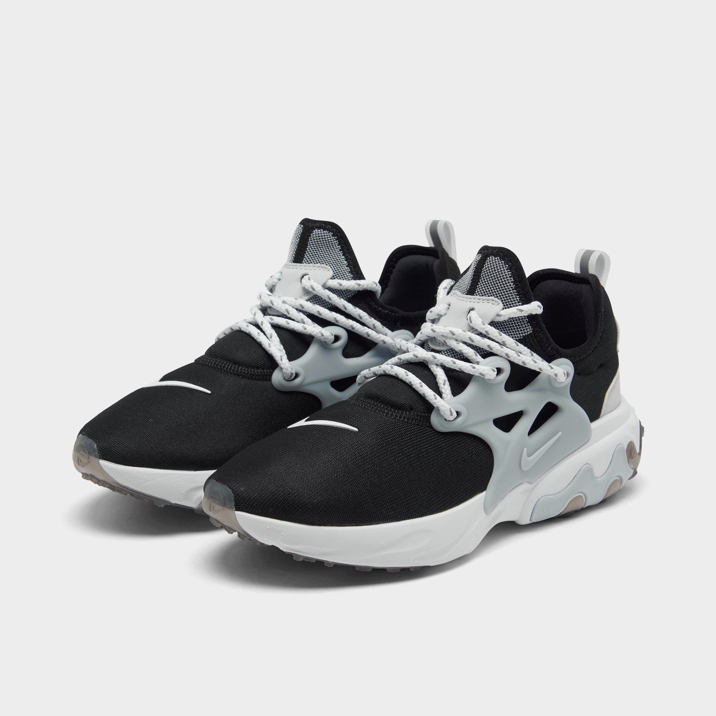 nike react presto womens black