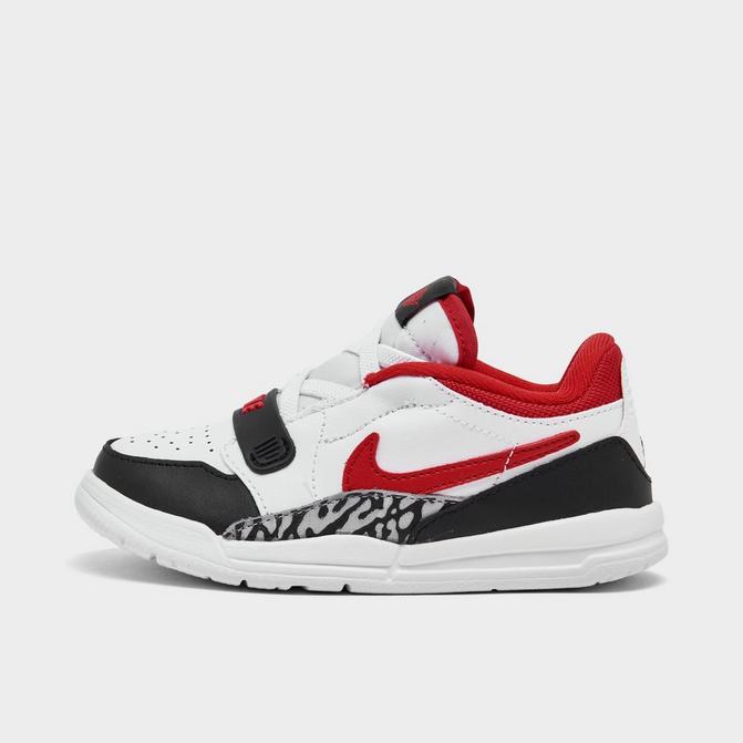 Jordan Legacy 312 Low Black/Wolf Grey/Valor Blue/Red Grade School Boys'  Shoe - Hibbett