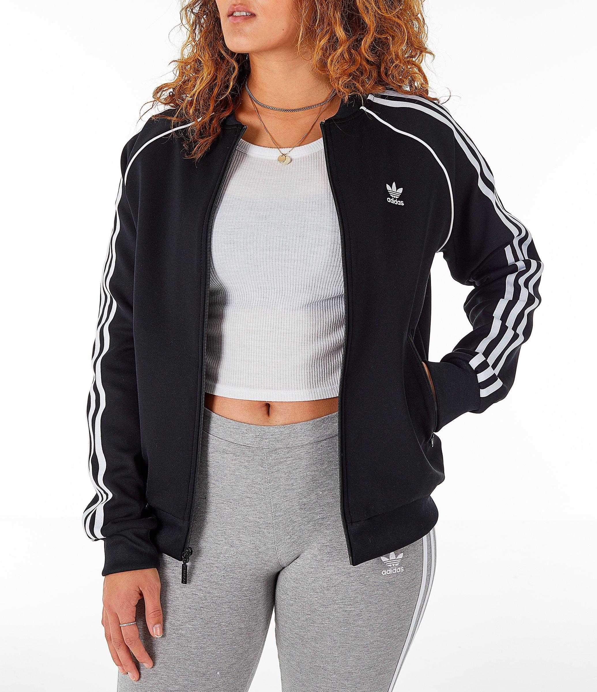 girls black adidas superstar jacket