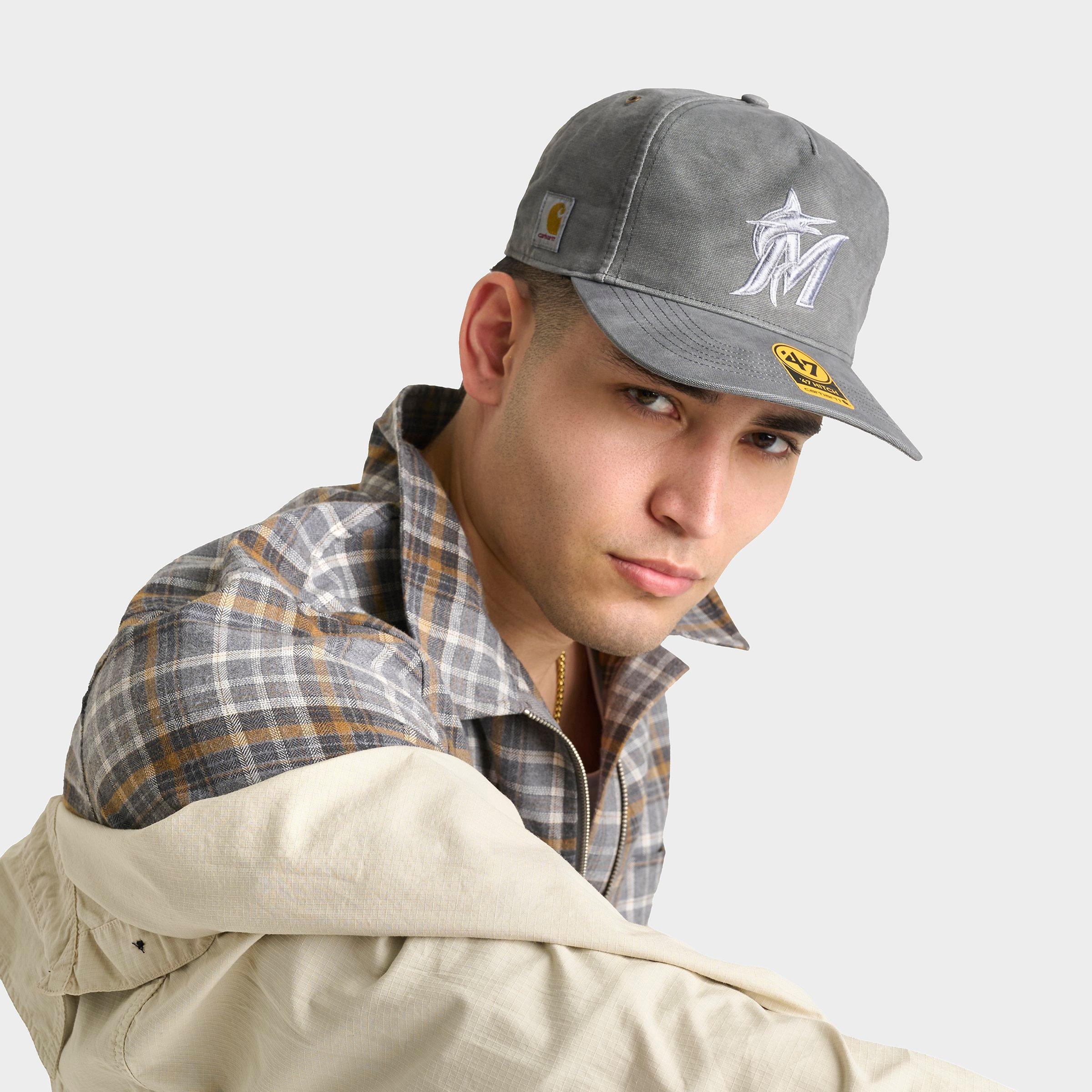 47 x Carhartt Miami Marlins MLB HITCH Snapback Hat | Finish Line